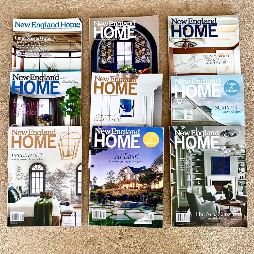 ☃️ NEW ENGLAND HOME Magazine $20. bundle